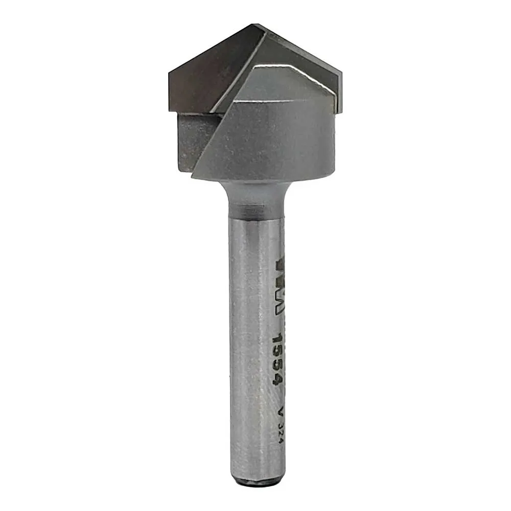 1554 120° V-Groove Bit 3/4"CD, 7/32"PL - 1/4" Shank