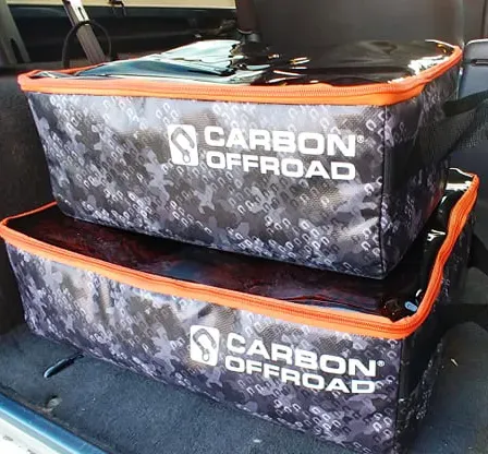 2 x Carbon Gear Cube Storage and Recovery Bag Combo - Compact and large size