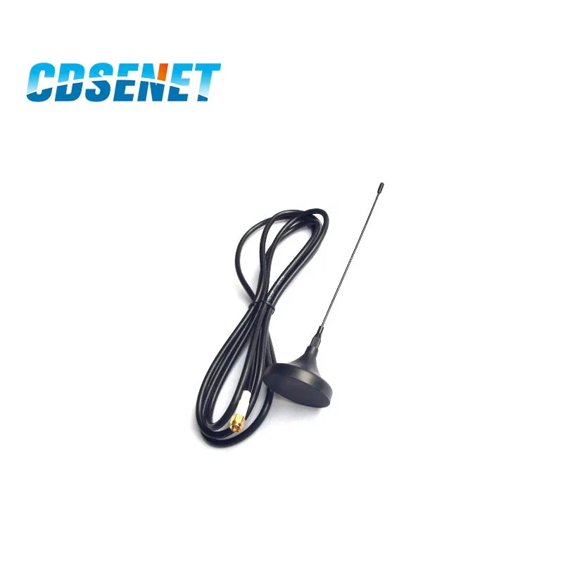 2Pcs 433Mhz Wifi Uhf Antenna Sma Male High Gain Tx433-Xp-200 4Dbi 2M Extension Cable 433 Mhz Rf Suck