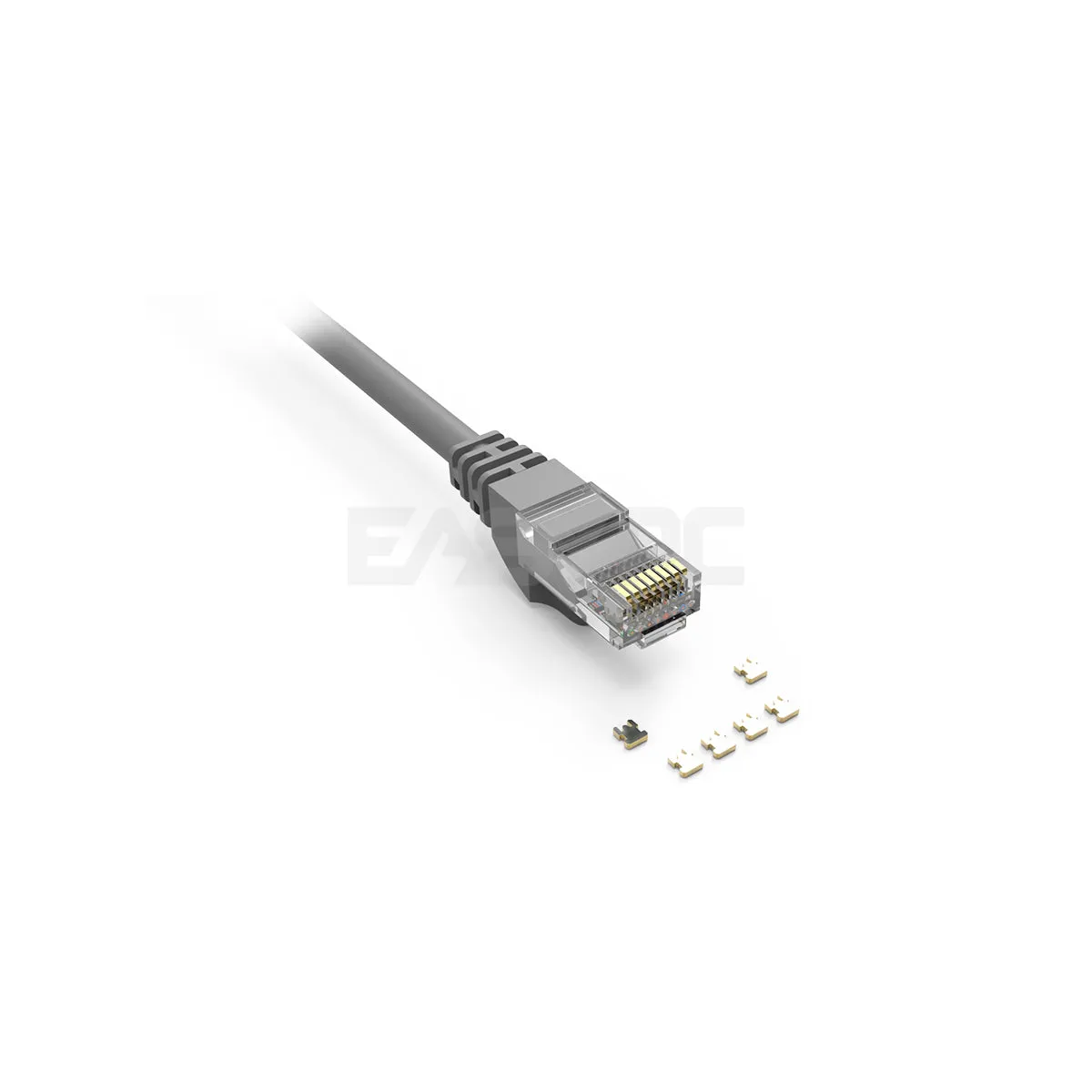 Ad-Link Ethernet Cable 10-Meters Cat5 Light Weight Convenient to Use Patch Cable Gray