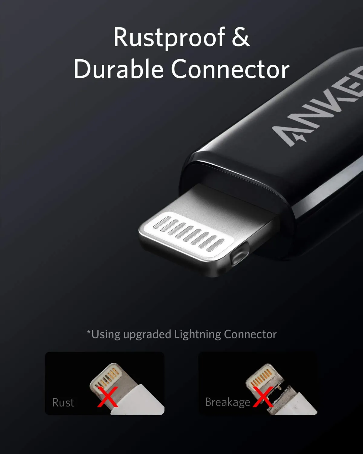 ANKER POWERLINE III CABLE USB -A WITH LIGHTNING CONNECTOR