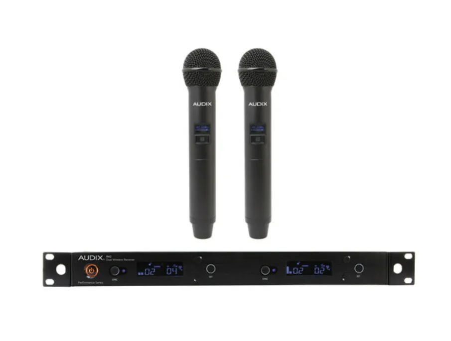 Audix AP42 Performance Series Dual-Channel Wireless System with Two H60/OM2 Handheld Transmitters (522 to 554 MHz)