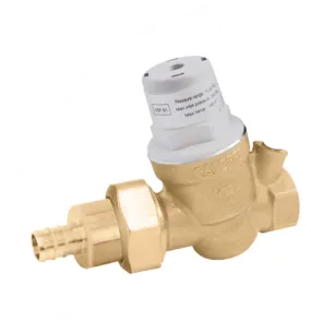 Caleffi 533850HA ¾" PEX expansion union in, FNPT out PresCal™ Compact Pressure Reducing Valve w/out Gauge