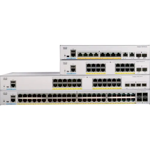 Cisco Catalyst C1000-24FP-4G-L 24-Port Gigabit PoE  Compliant Managed Switch with SFP