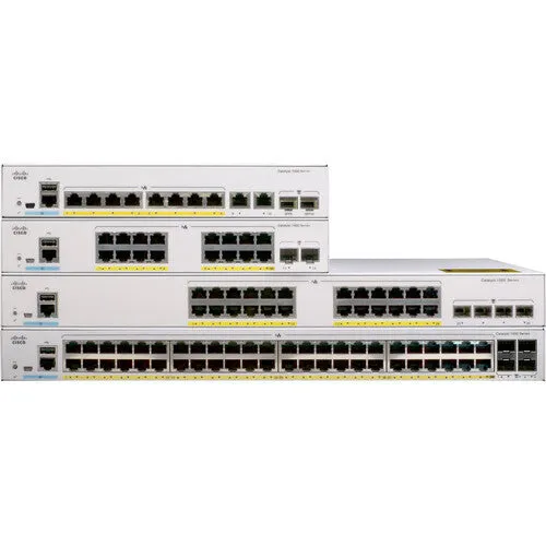 Cisco Catalyst C1000-24FP-4G-L 24-Port Gigabit PoE  Compliant Managed Switch with SFP