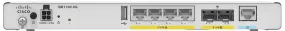 Cisco ISR1100-6G wired router Gigabit Ethernet Grey