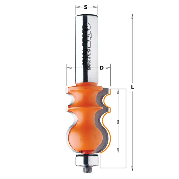 CMT Molding Router Bit 2 Flute Carbide Tipped