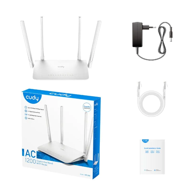 Cudy Ac1200 Gigabit Wi Fi Mesh Router Wr1300