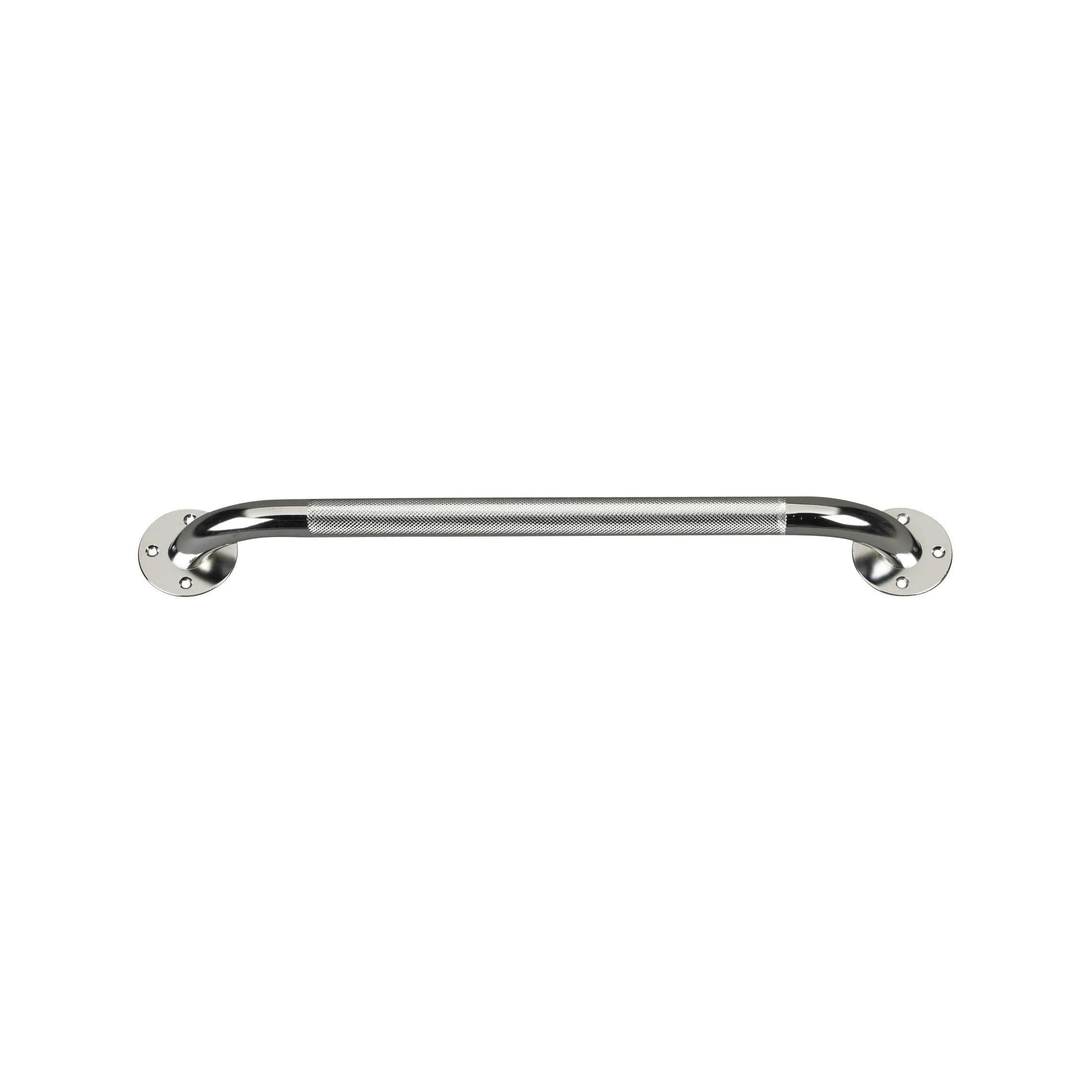 Drive Medical Chrome Knurled Grab Bar - 18"