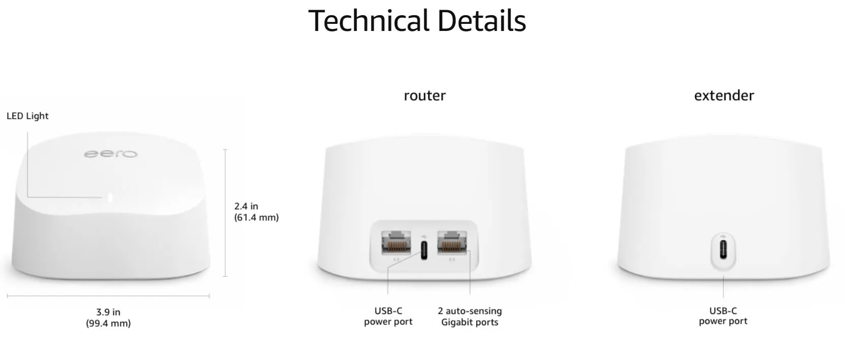 Eero 6 Dual-Band Mesh Wi-Fi Router