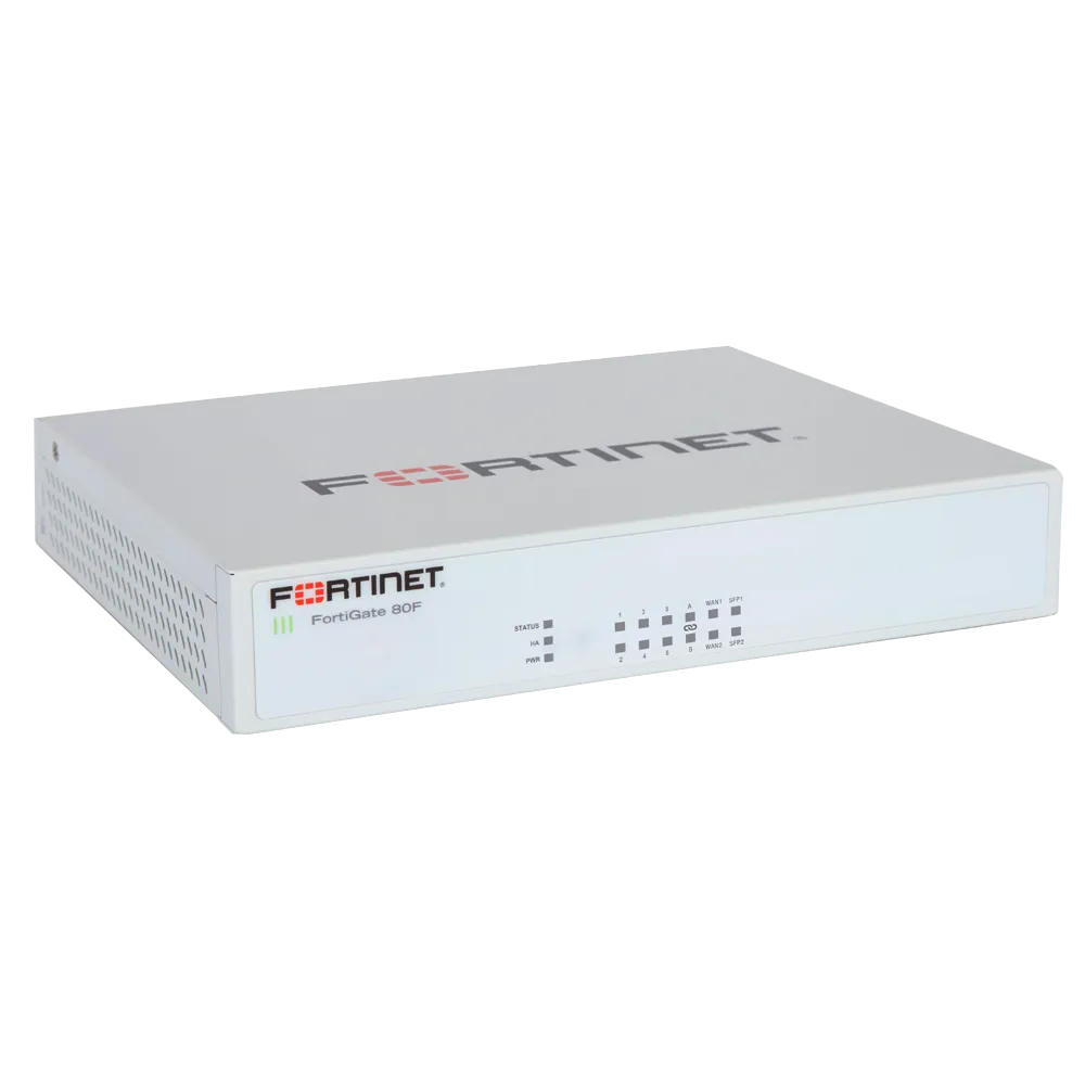 Fortinet FG-80F-BDL-950-60 FortiGate-80F Hardware plus 24x7 FortiCare and FortiGuard Unified Threat Protection (UTP) - 5 Year