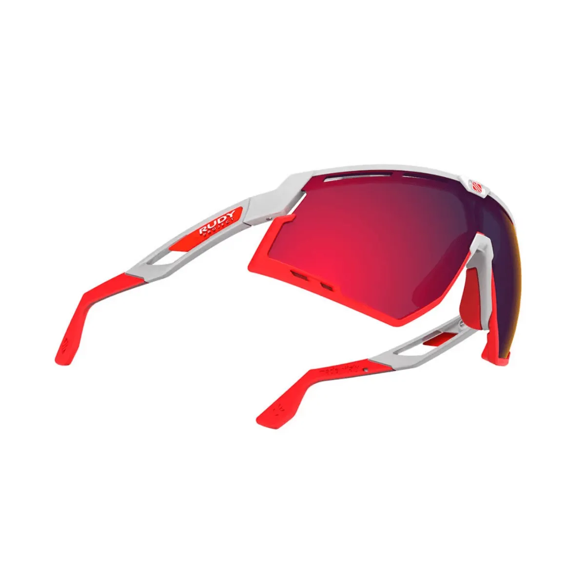 Glasses Rudy Project Defender White Gloss Red Fluo