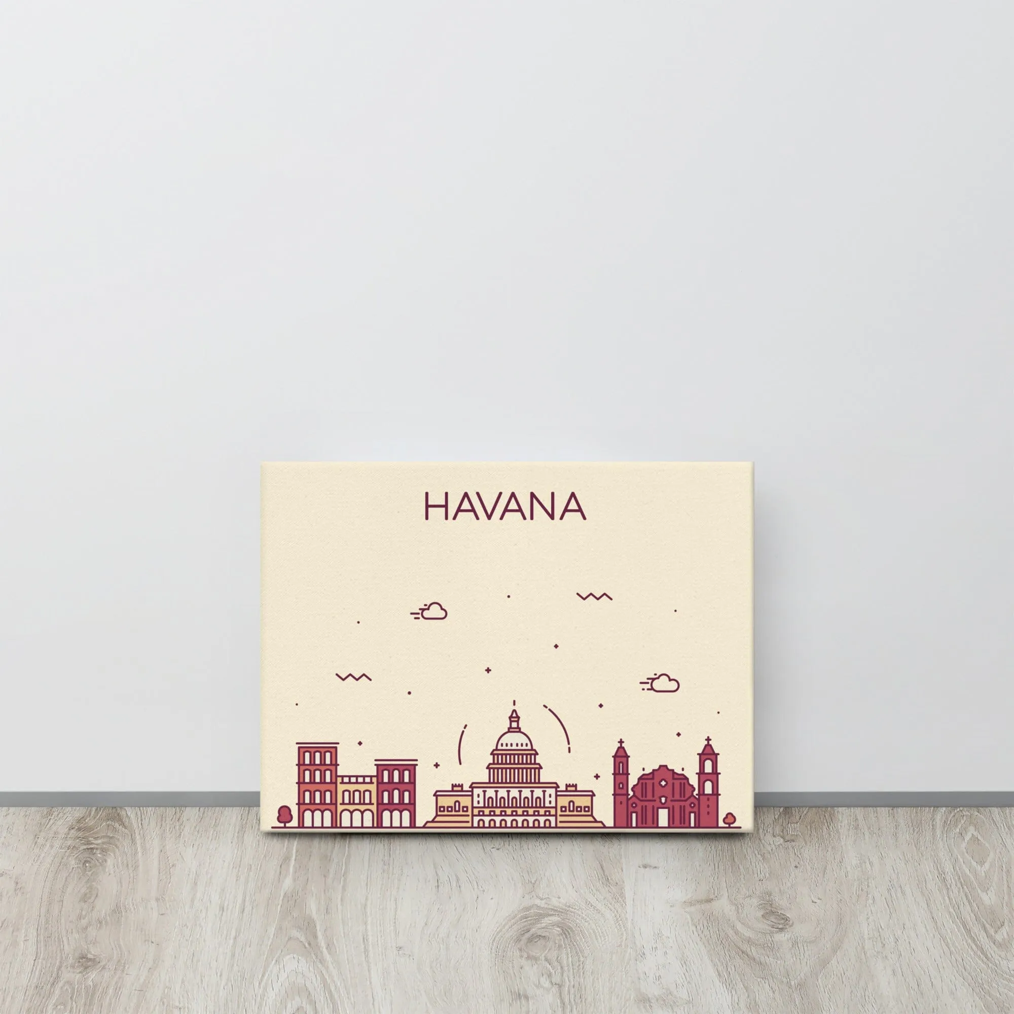 Havana Location Cityscape Canvas