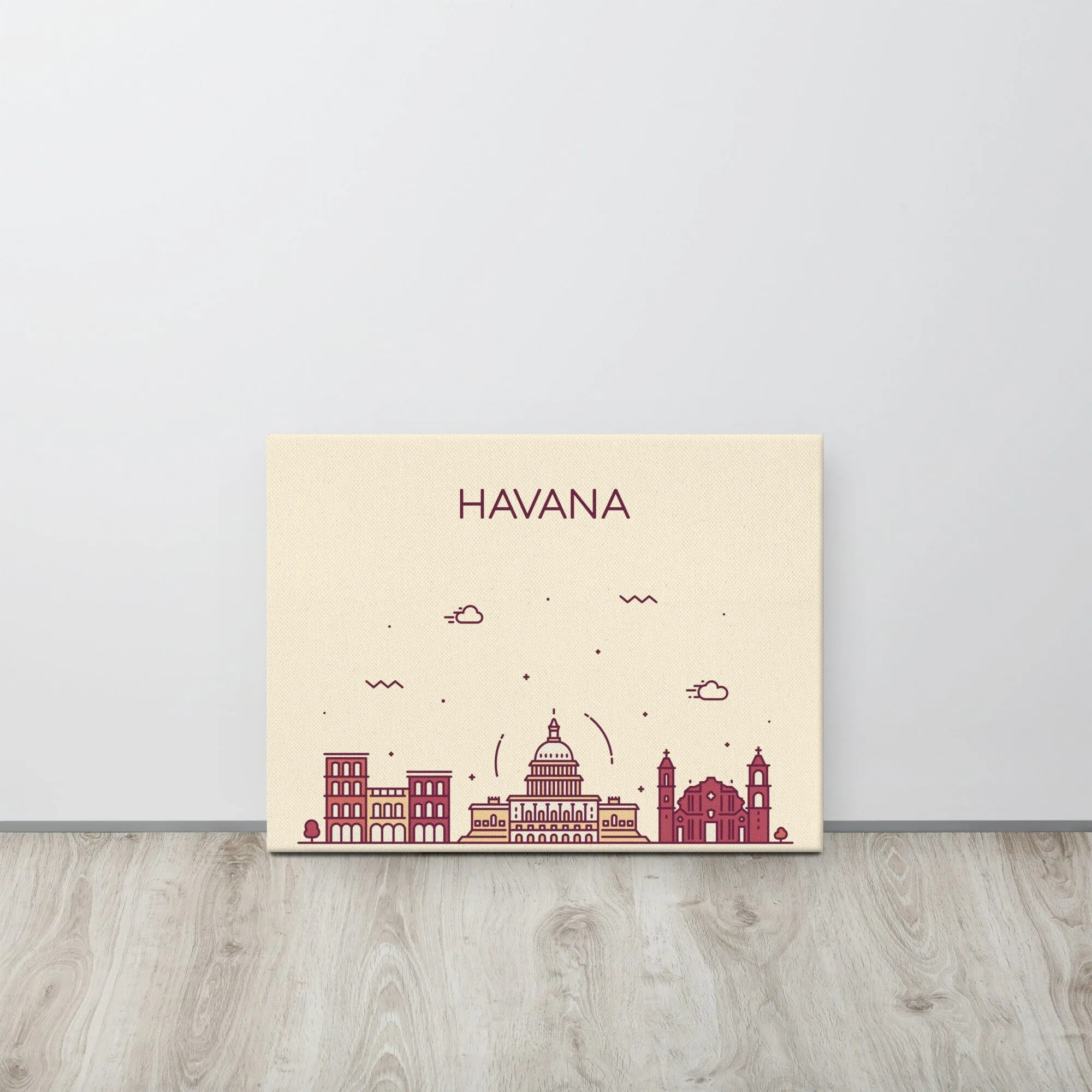 Havana Location Cityscape Canvas