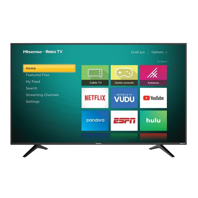 Hisense 60" Class 4K Ultra HD (2160P) HDR Roku Smart LED TV (60R6E)