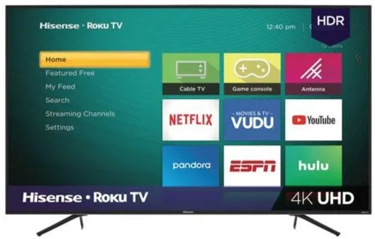 Hisense 75" Class 4K UHD LED Roku Smart TV HDR ( 75R6E1 )