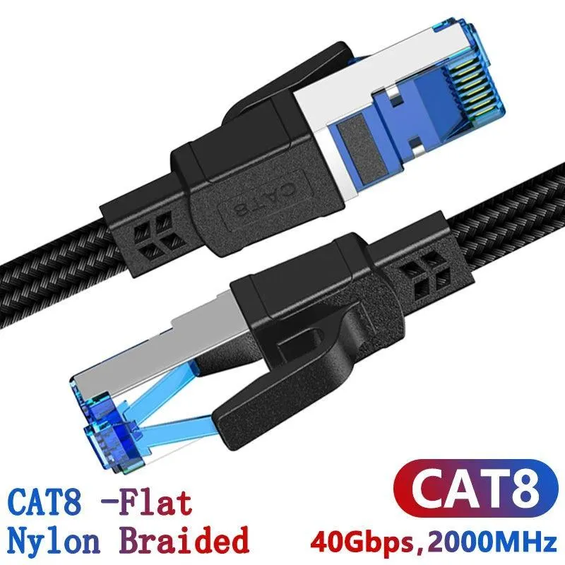 Hyper-Speed CAT8 Ethernet Cable: Ultimate Connectivity Solution for Home & Office