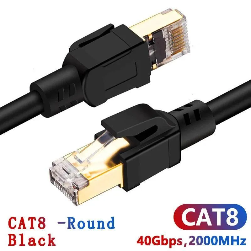 Hyper-Speed CAT8 Ethernet Cable: Ultimate Connectivity Solution for Home & Office