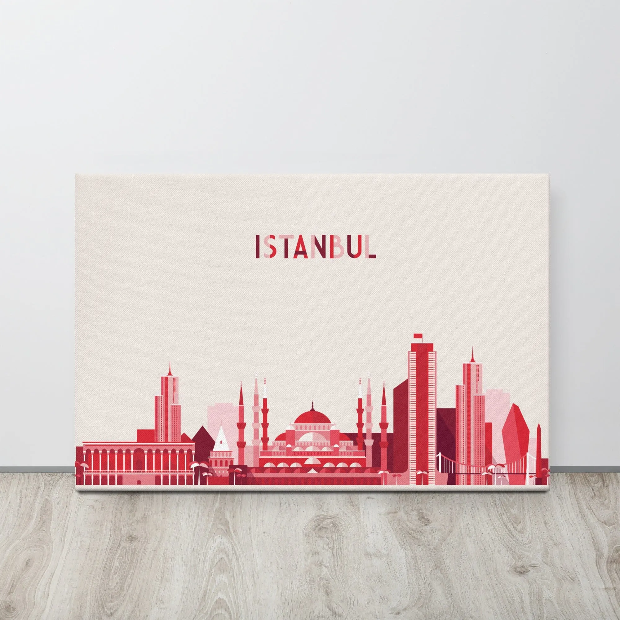 Instanbul Location Cityscape Canvas