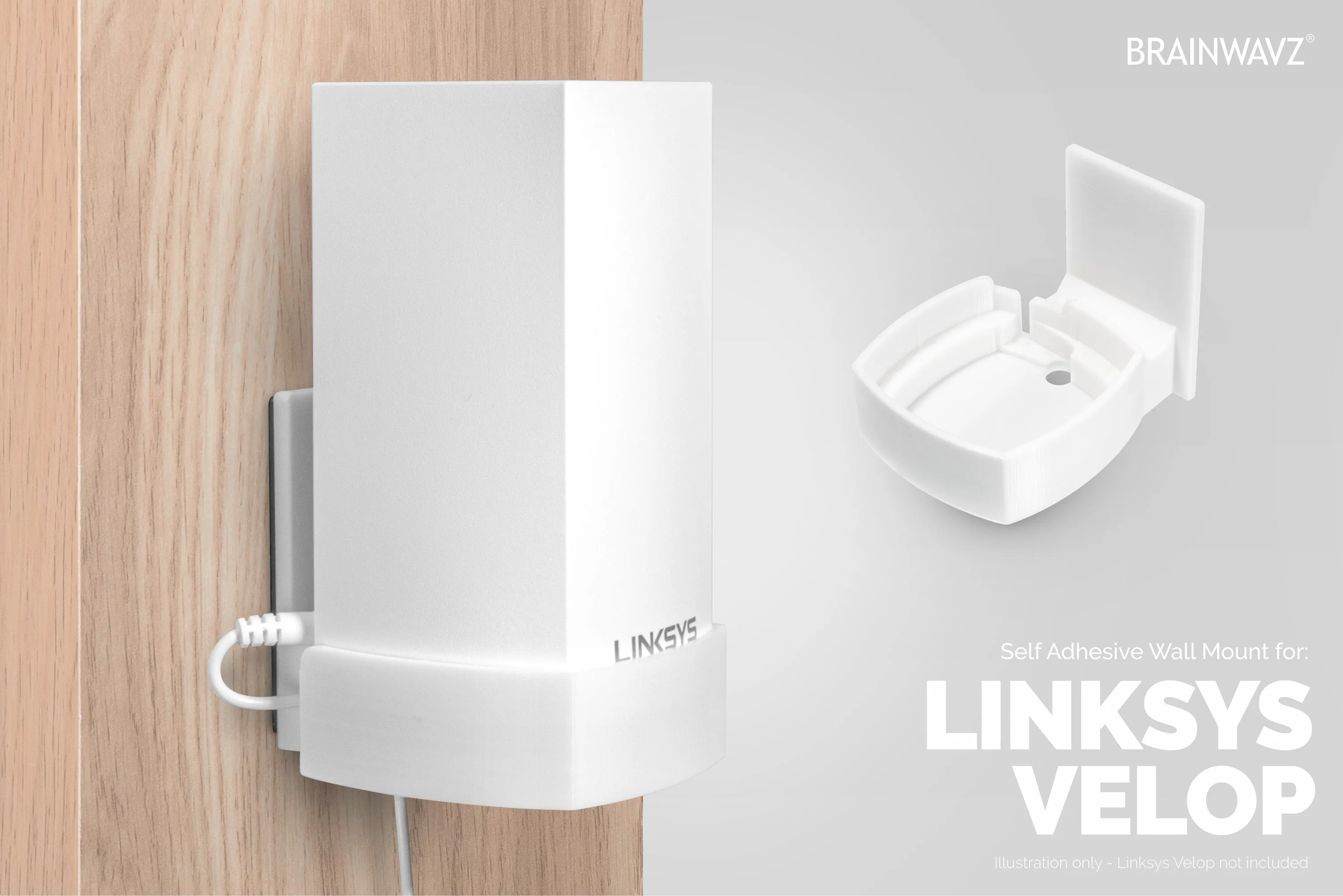 Linksys Velop Adhesive Wall Mount Holder