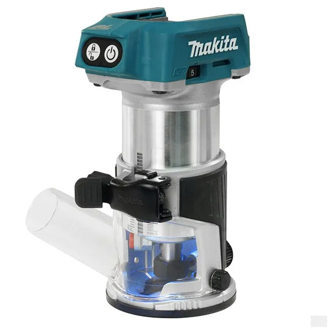 Makita 18V LXT Brushless Router w/Dust Extraction DRT50ZX4