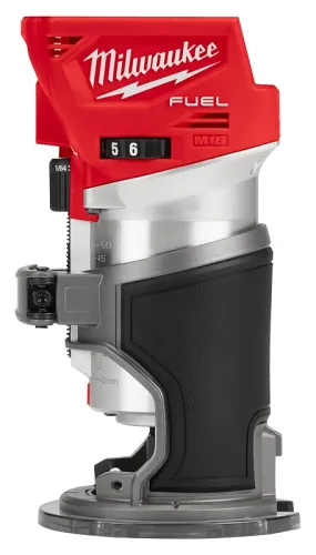 Milwaukee 2723-20 Compact Router, 18 V, 5 Ah, 1/4 in Collet, 10,000 to 31,000 rpm Load :EA: QUANTITY: 1