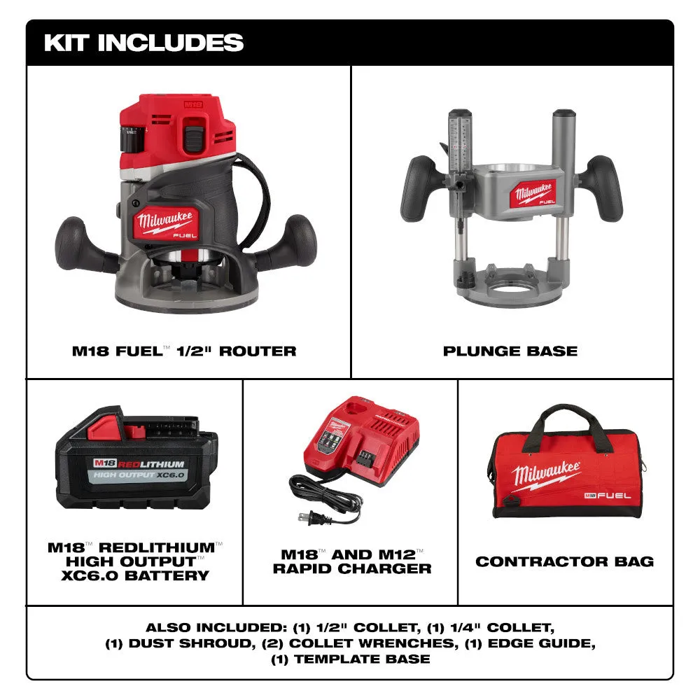 Milwaukee 2838-21 M18 FUEL  1/2" Router Kit