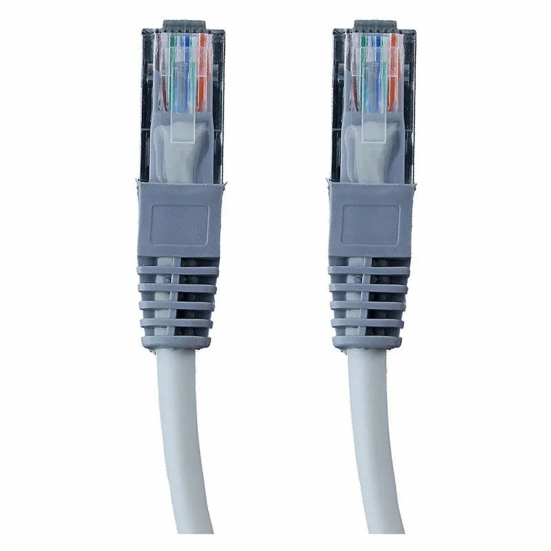 Network Ethernet Cable 4-Ft. LAN RJ-45 Cat 5E (26 AWG) - Gray