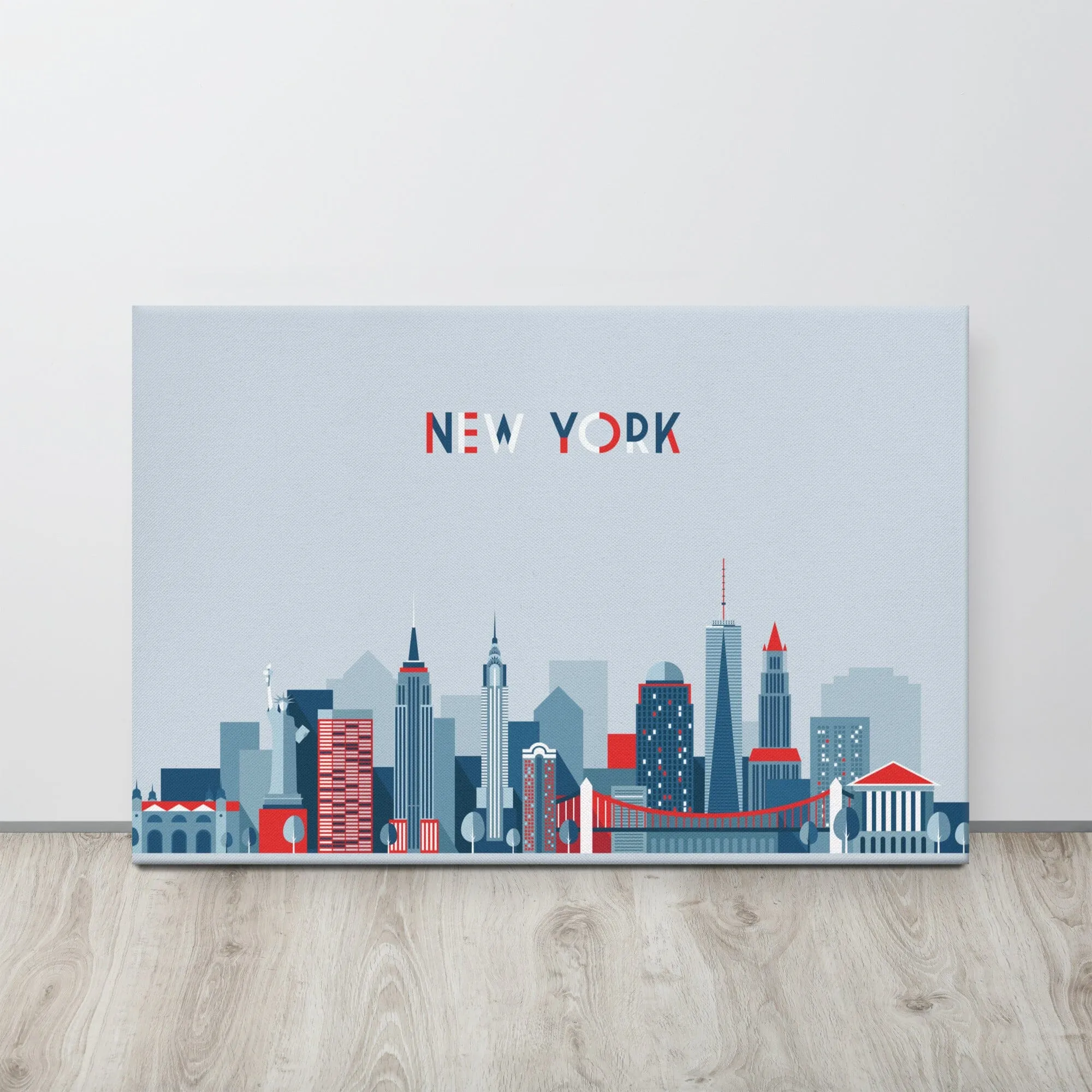 New York Location Cityscape Canvas