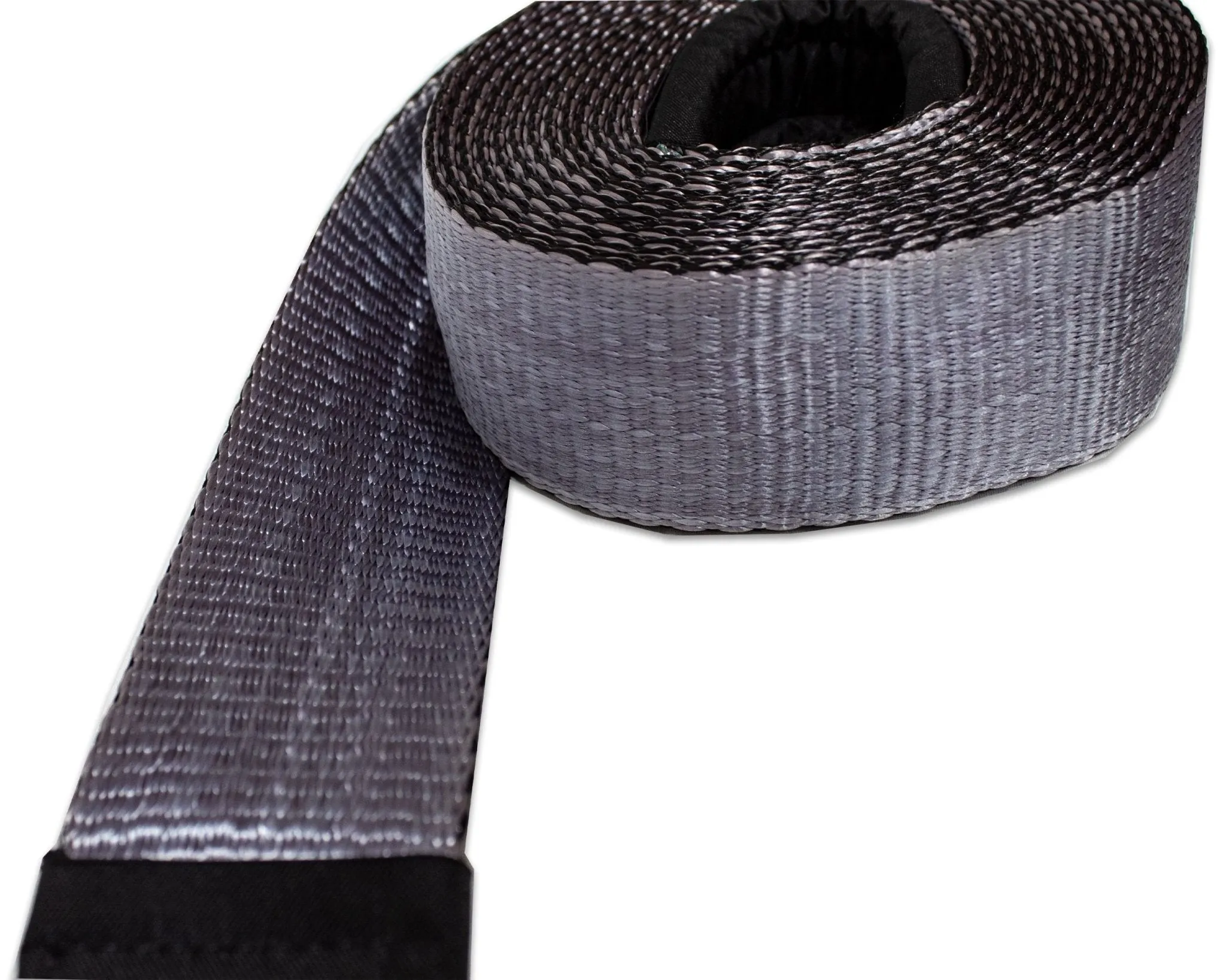 Overland Vehicle Systems 30,000 lb Tow Strap 3" x 30 foot With Black Ends & Storage Bag