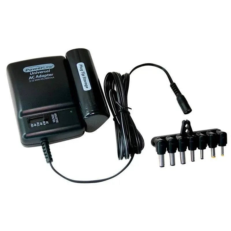 PowerLine  6 ft. L AC Adapter  1 pk-PowerLine AC Adapter