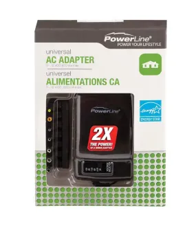 PowerLine  6 ft. L AC Adapter  1 pk-PowerLine AC Adapter