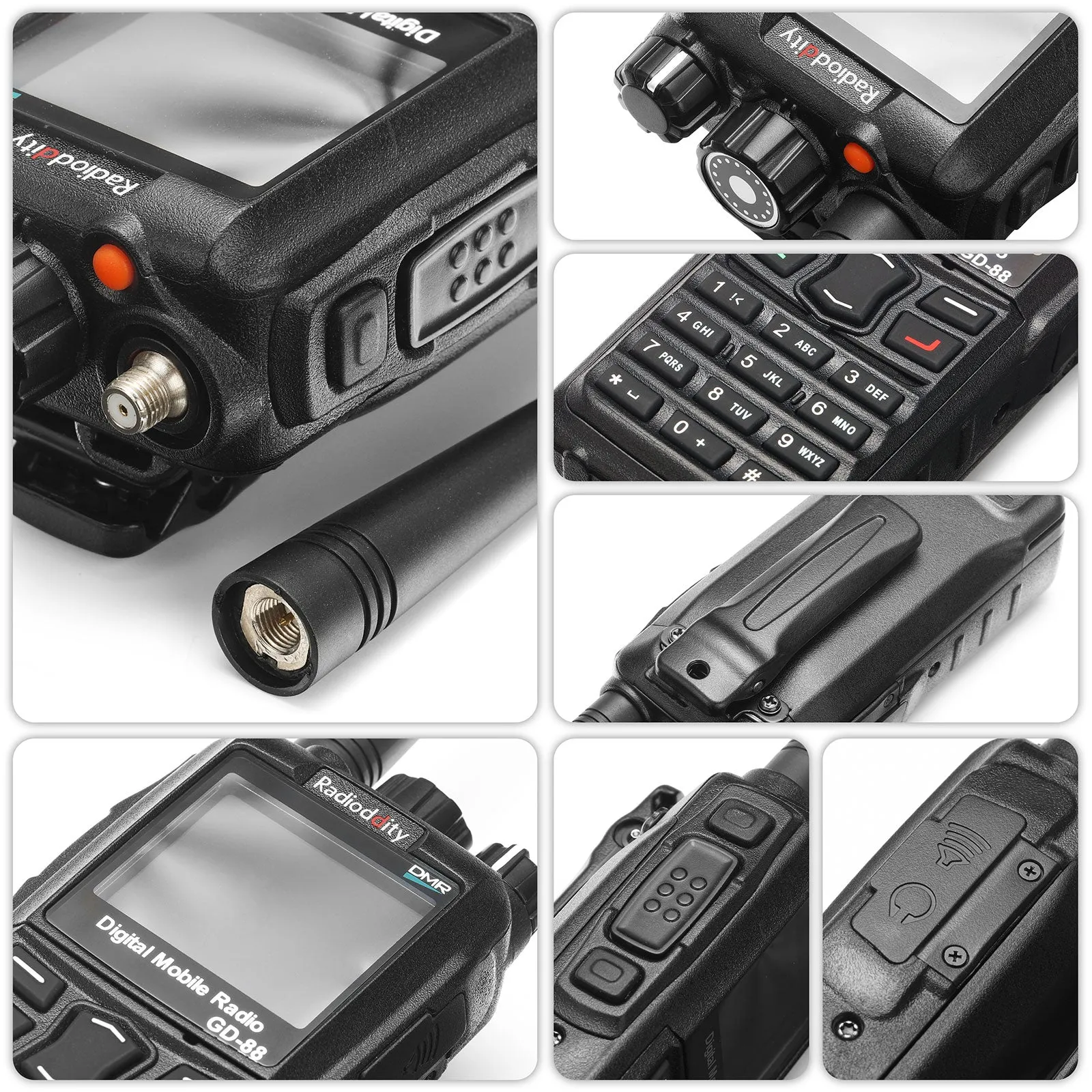 Radioddity GD-88 DMR Radio | Max 7W | Analog & Digital | VHF & UHF | GPS / APRS | Cross-band Repeat | SFR | 300K