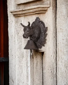 'Ringing in the Herd' Cast Iron Wall Mounted Bell