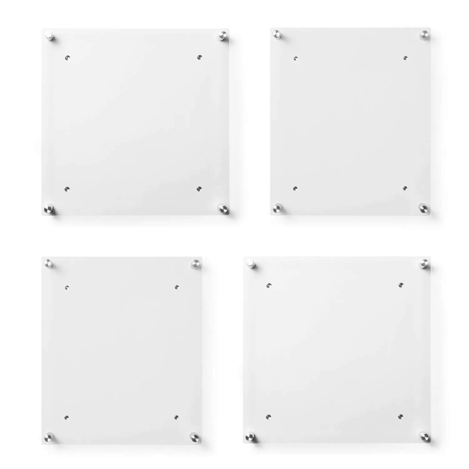 Set of 4 Mixed Single Panel Wall Frames Mini Pinwheel (3008/3008G)