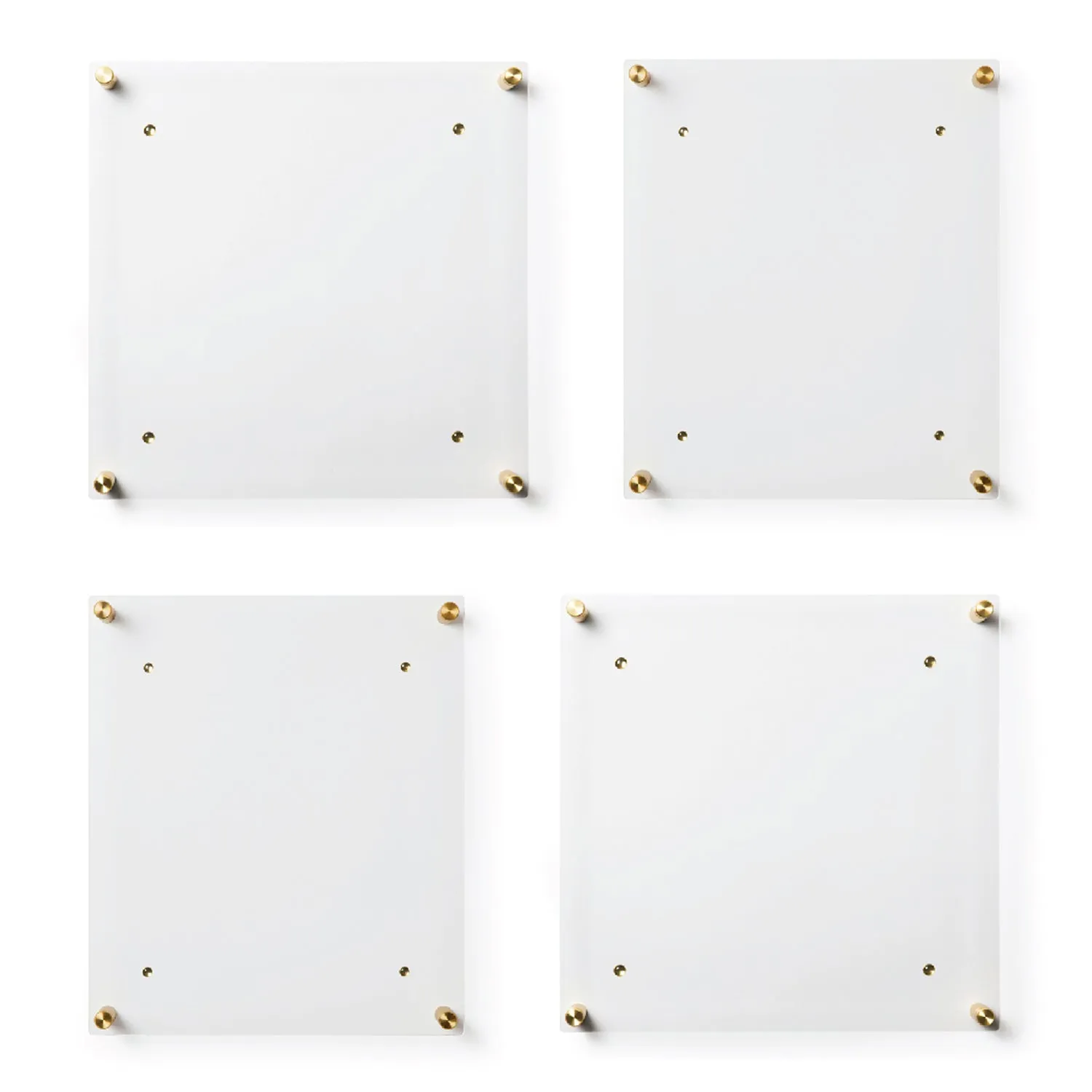 Set of 4 Mixed Single Panel Wall Frames Mini Pinwheel (3008/3008G)