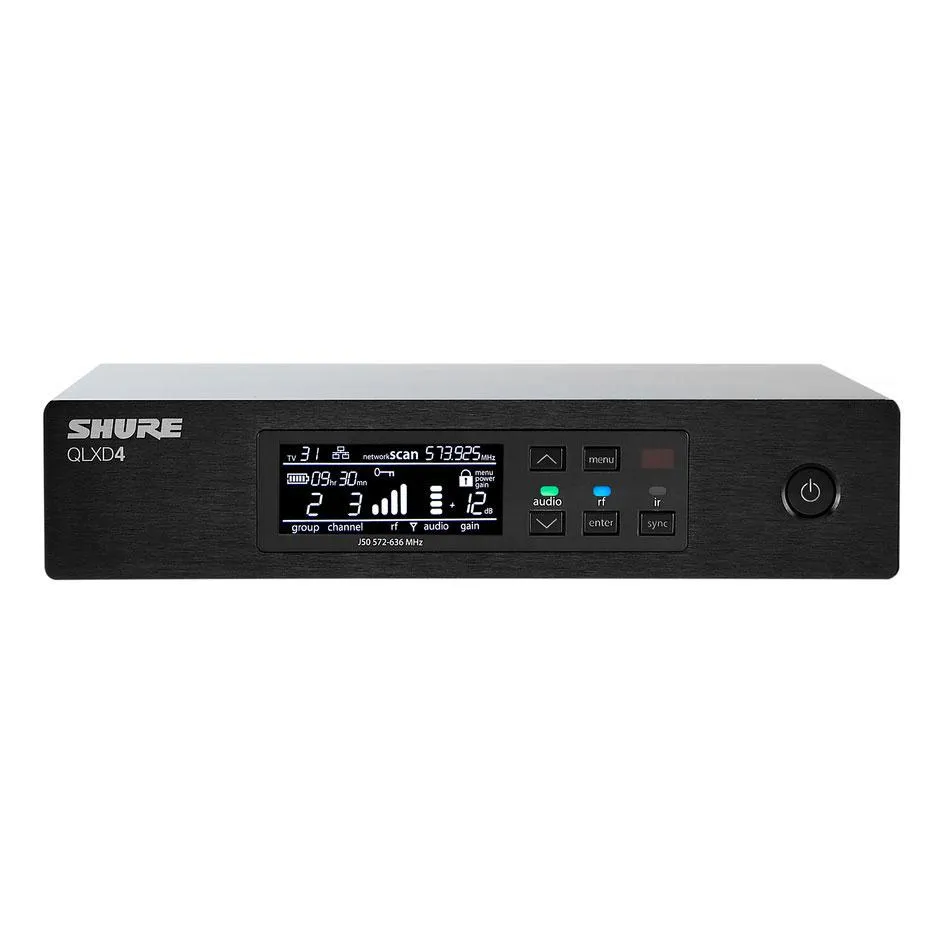 Shure QLXD Digital Wireless Receiver 534-598 MHz