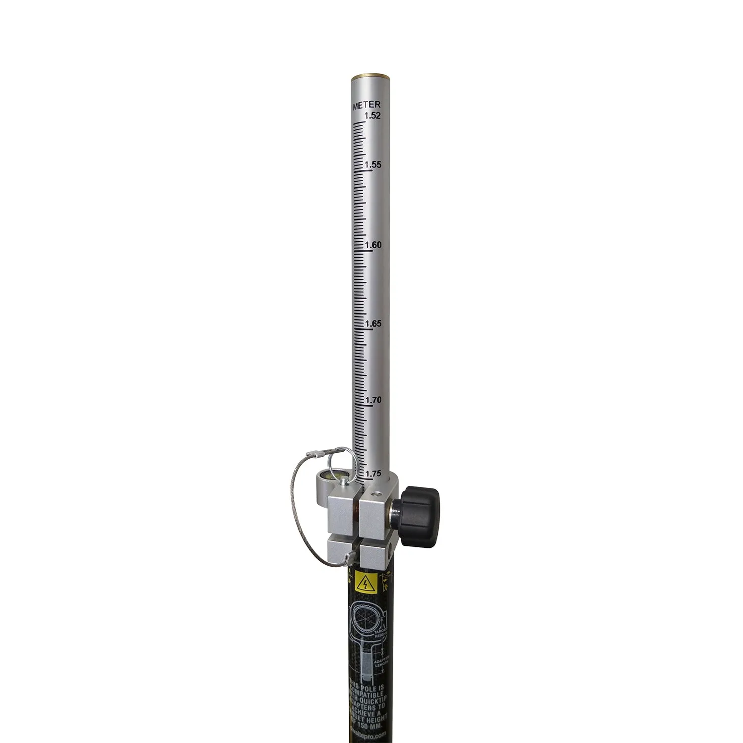 SitePro 2.6M Carbon Fiber Ultimate Topo Prism Pole