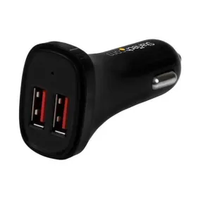 StarTech USB2PCARBK Dual-Port 3.4A USB Car Charger