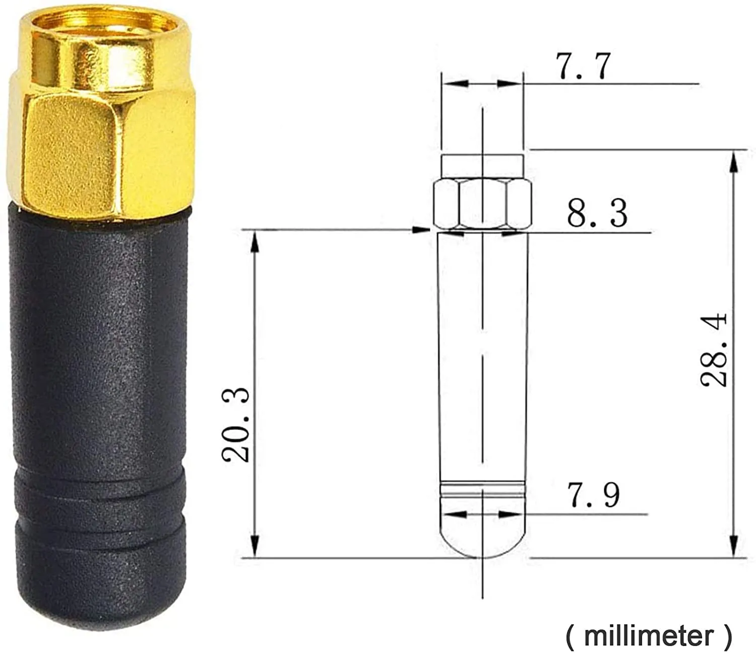 Stubby Antenna 3 Pack