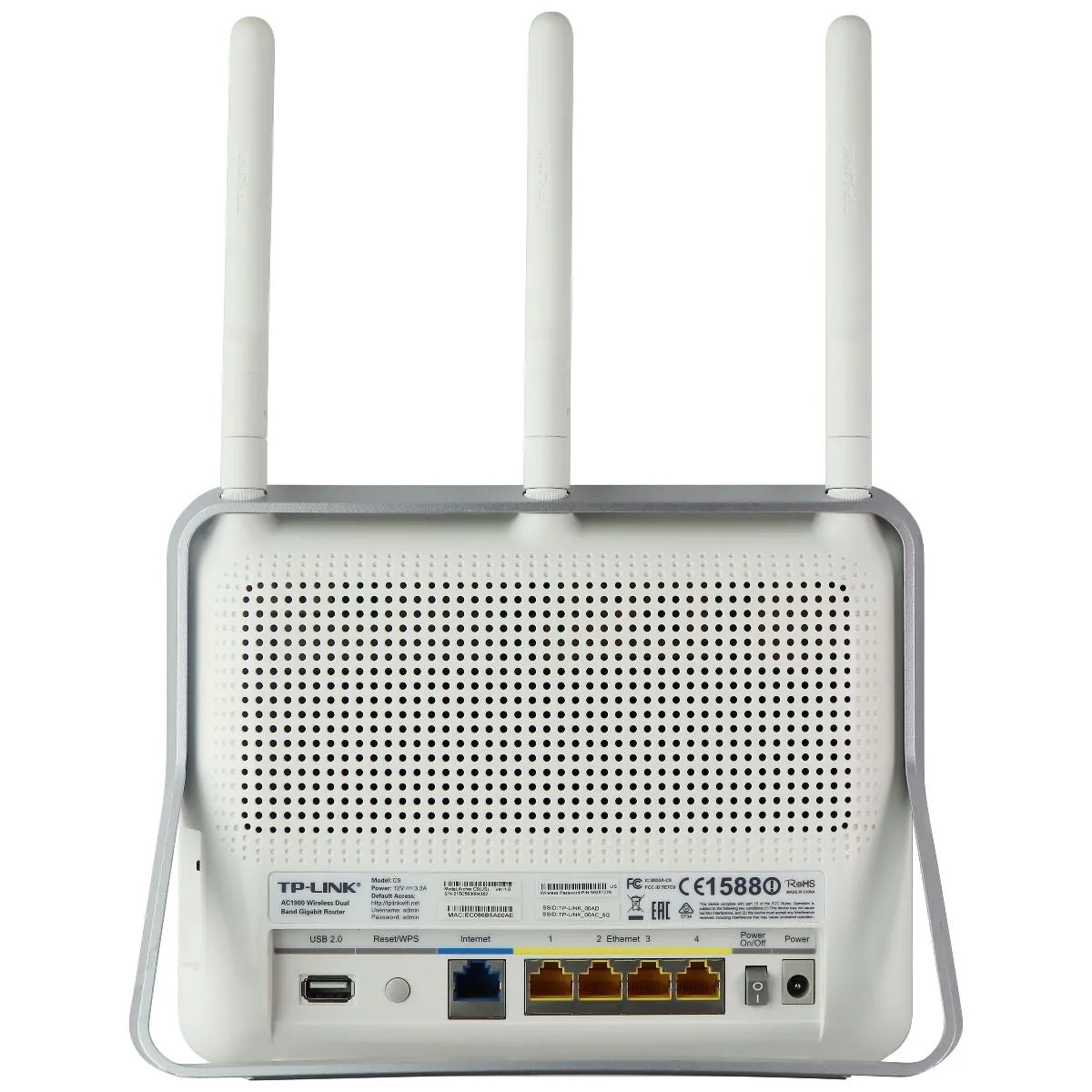 TP-Link AC1900 Smart Wireless Beamforming Dual Band Gigabit Router - White