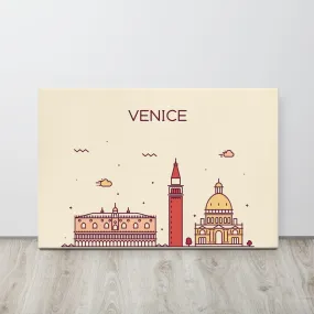 Venice Location Cityscape Canvas