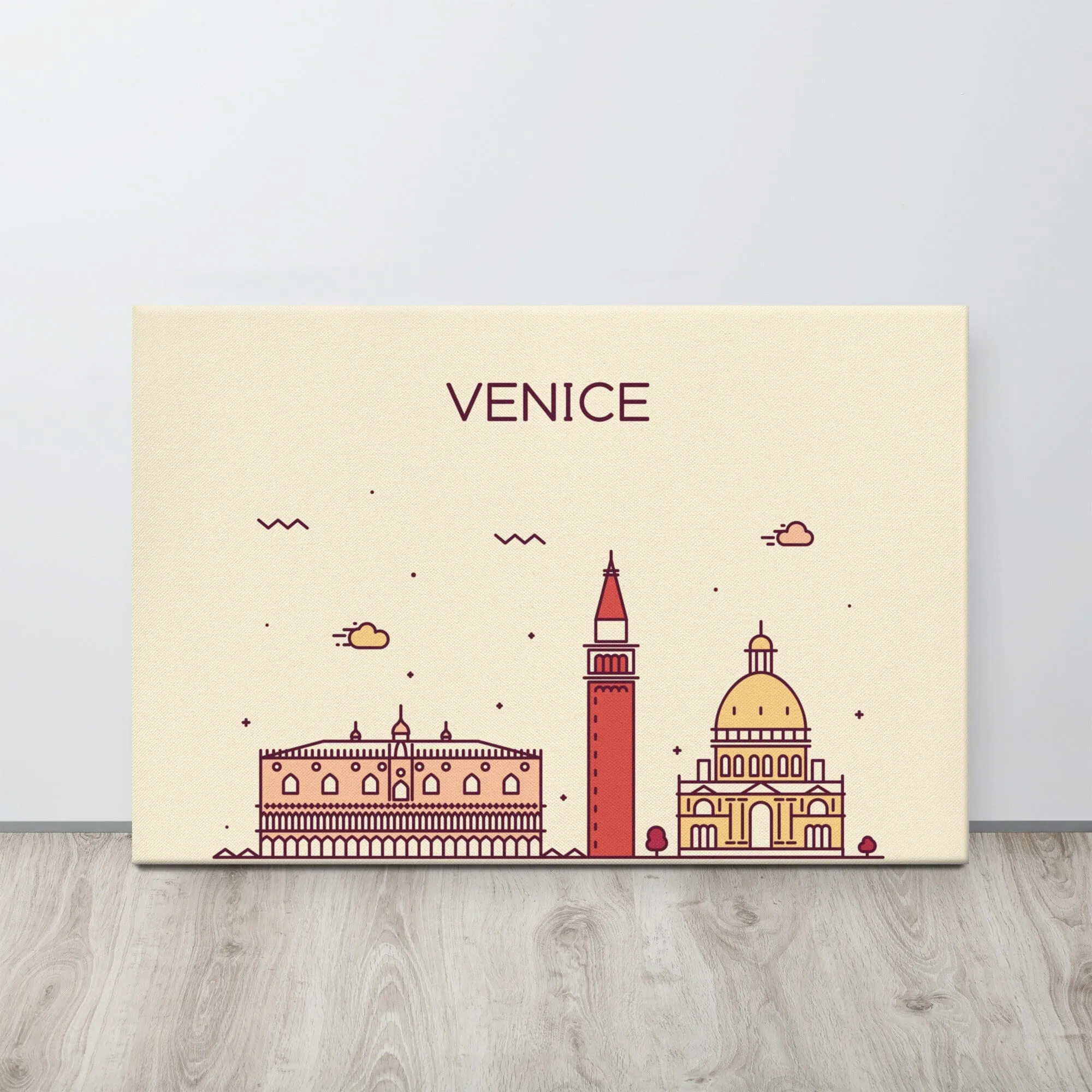 Venice Location Cityscape Canvas