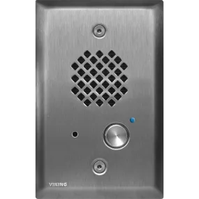 Viking E-40-SS Single Gang Entry Phone, Stainless Steel Finish